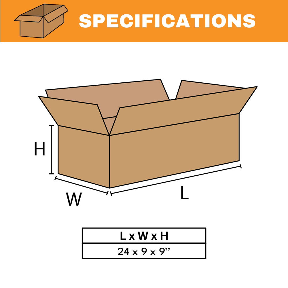 Long Corrugated Boxes-Shipping Packing Mailing Moving Many Sizes Available